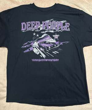 Deep Purple Highway Star 72 "Nobody Gonna Beat My Car" T-Shirt, Size XXL